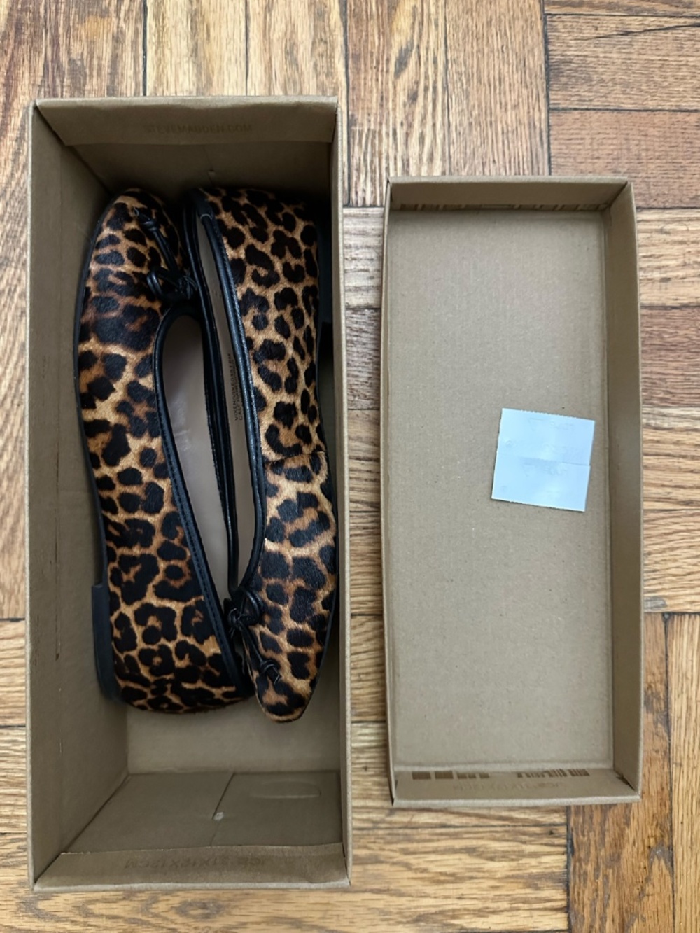 Steve Madden Vixen Leopard Ballet Flats - Picture 4 of 8
